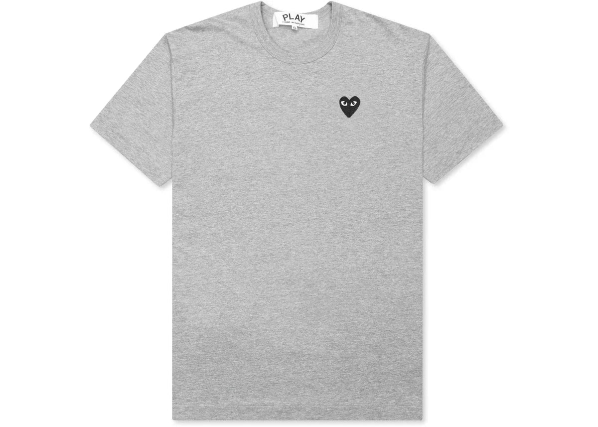 Comme des Garcons Play Women's Black Heart Emblem T-shirt Grey