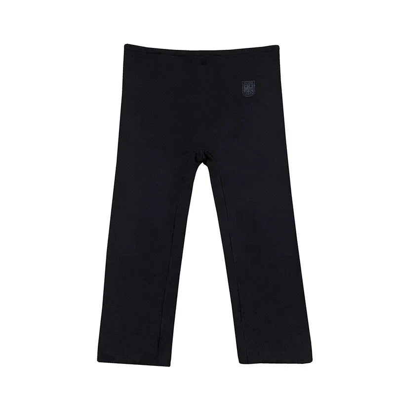 Kanye West Heavyweight Fleece Sweatpants – Black / Small Emblem Logo