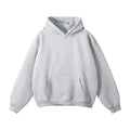 Kanye West Minimalist Heavyweight Fleece Hoodie – Light Gray